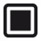 Minimal outlined card reader icon on a transparent background